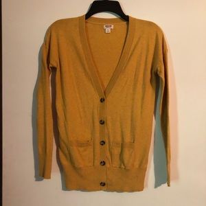 Mustard Mossimo cardigan